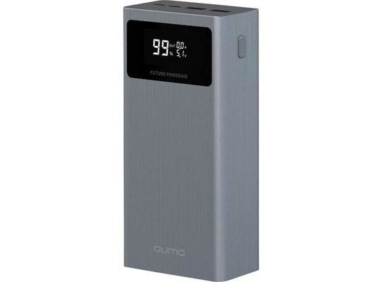 Внешний аккумулятор QUMO Future PowerAid 30000mAh PD20W + QC22,5W (FPA-30C-S1)